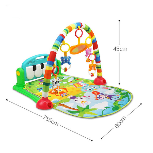 Baby Foot Piano Music Fitness Frame for 3-6-12 Month Babies, Cross-border Amazon Toy