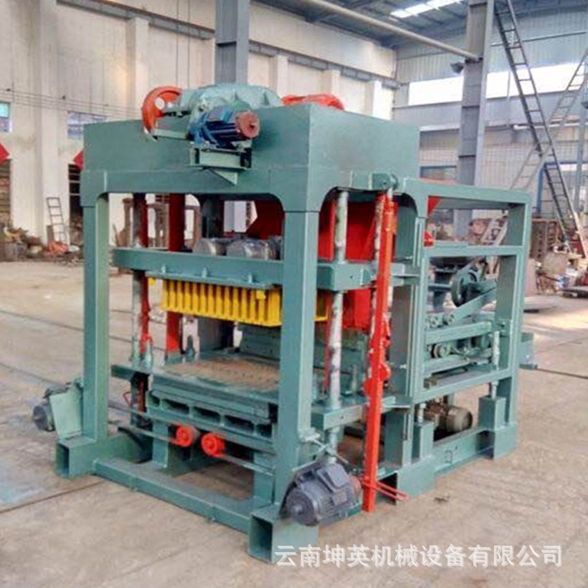 云南全自动免烧砖机 昆明小型水泥垫块砖机 自动液压空心免烧砖机