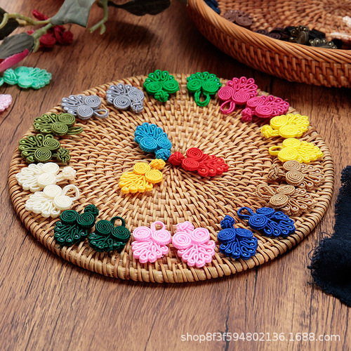 Handmade seven-bead button qipao ethnic clothing accessories retro Tang suit Hanfu wedding invitation gift box button bulk