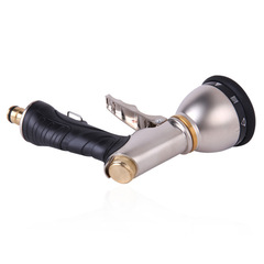 Household electroplated zinc alloy water gun multi-functional car wash water gun garden spray 9-function water spray gun metal water gun
