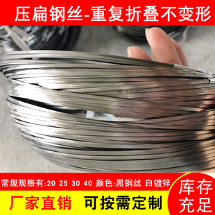 厂家批发雨衣扁钢铁丝折叠伞帽扁丝折叠尼龙扇扁钢丝圈帐篷钢丝-阿里巴巴
