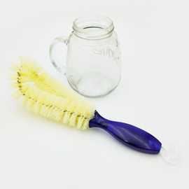 简易耐用可挂清洁瓶刷 短柄杯刷 尼龙刷子 水壶清洁刷 水瓶刷