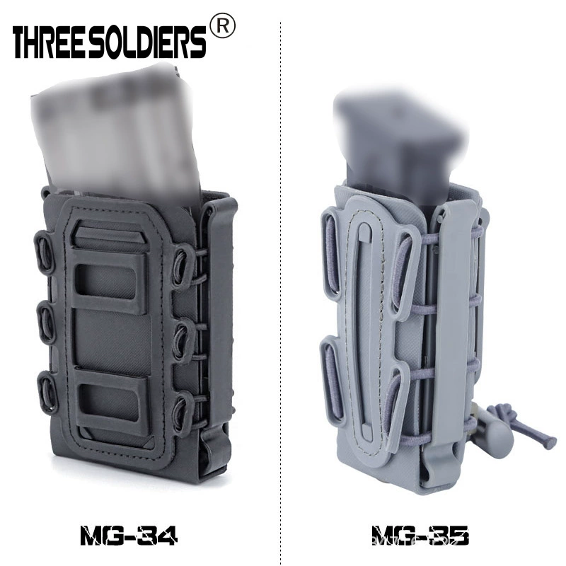 Тактическая MOLLE на одну связку для скалярной сумки ThreeSoldiers, эластичная быстросъемная пряжка под 9 мм/45 ACP, 0,5 л