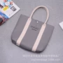 手提单肩字母韩版帆布袋