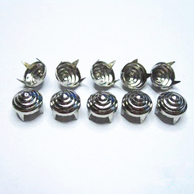 供应各种 金属爪珠  金属爪钉 各种花形铜9厘四爪珠 规格齐全