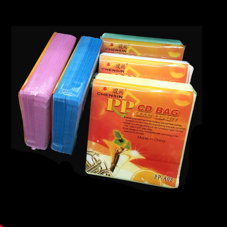 刻录碟塑料袋 光盘pp包装装 透明花点纹无纺布保护袋 PP-A02