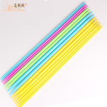 单尖双尖水晶针 糖果色亚克力棒针粗针炫彩毛线针毛衣针围巾针