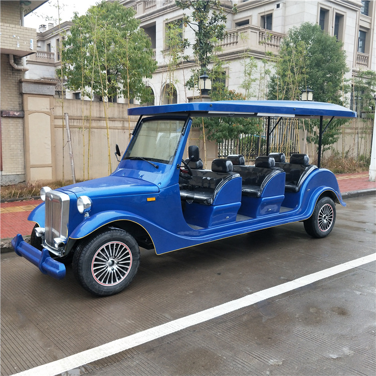 保安广告宣传景区观光游览仿古式微信迷你汽动家用四轮代步车