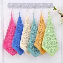 400克细纤维印花方巾加厚吸水幼儿园洗脸擦手小毛巾厨房抹布巾