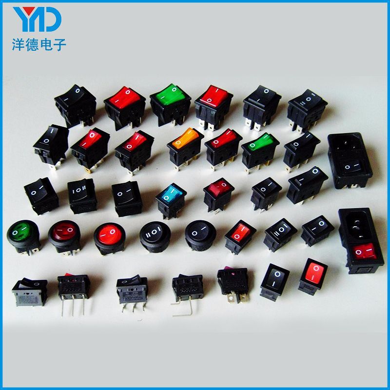 Factory direct KCD boat switch 21*15mm model complete with light two rocker switch wholesale