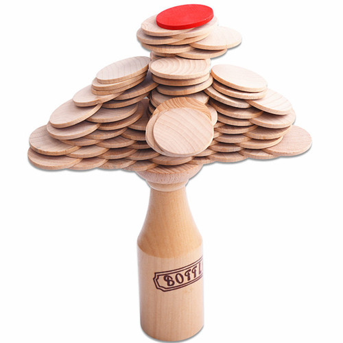 Children's parent-child intellectual toys bottle challenge wine bottle jenga layered educational toys for adults and children