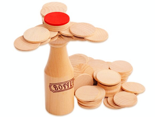 Children's parent-child intellectual toys bottle challenge wine bottle jenga layered educational toys for adults and children