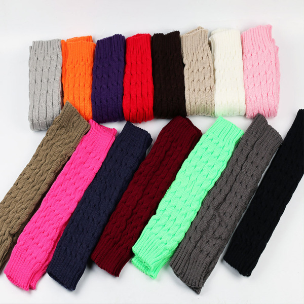woolen demi-season knitted gaiters