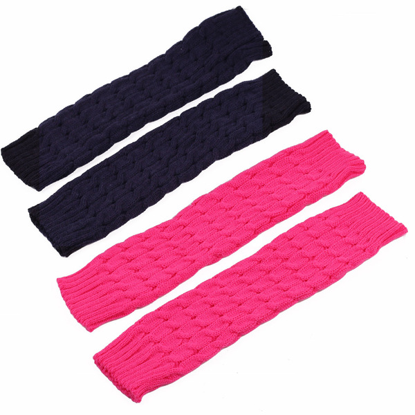 woolen demi-season knitted gaiters