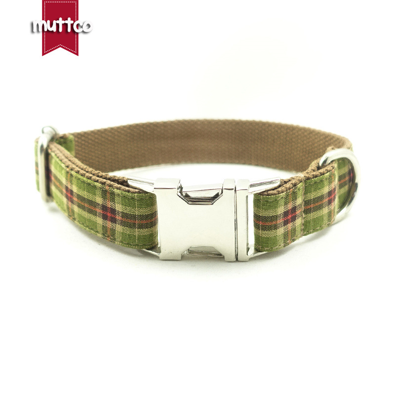 Green Plaid Dog Apparel 3