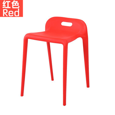 Hogar personalizado colorido plástico comedor silla zapatos casuales cambio café restaurante apilados protección del medio ambiente silla zapatos cambio taburete