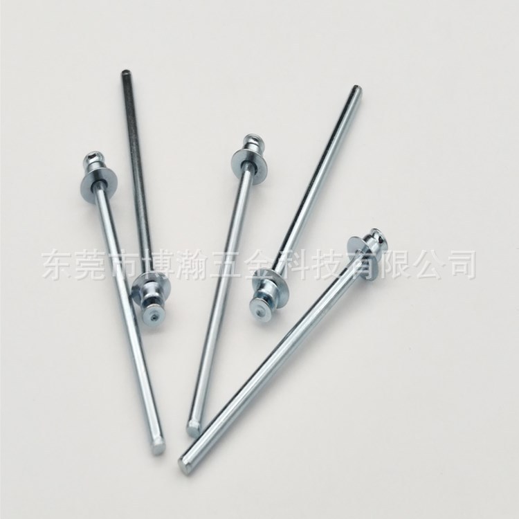 通讯设备机箱上用双面沉头铁拉钉|无头拉钉拉通铆钉skk3035