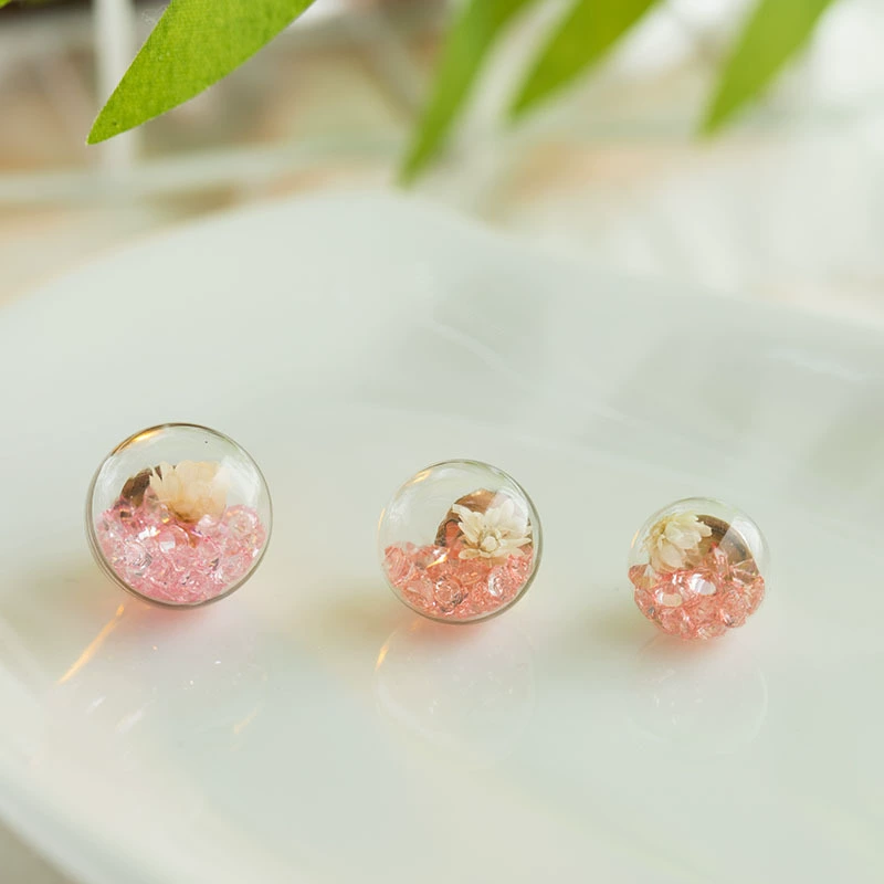 Классический вечный цветок стеклянный шарик подвеска DIY браслет ожерелье серьги украшения аксессуары для волос подвеска