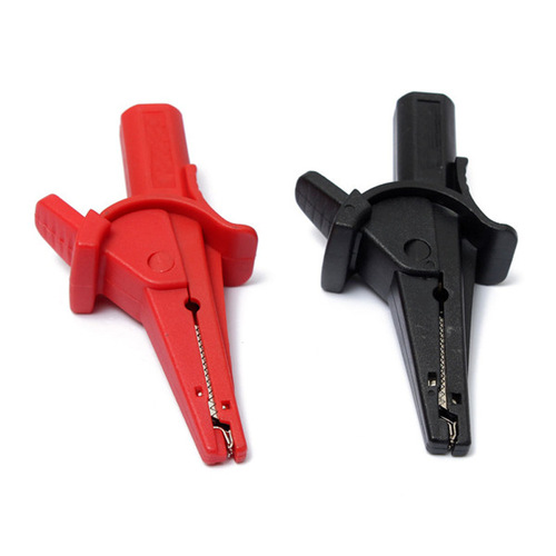 Factory Direct Sale Multimeter Alligator Clip 4mm Banana Plug Test Leads Large Current Insulation Test Clips