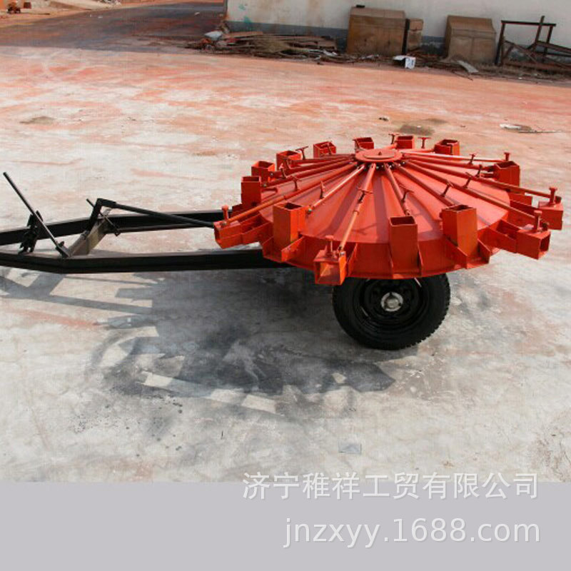 供应圆盘式道路清扫车无需电力折叠式扫路机 16把扫把扫路认购金