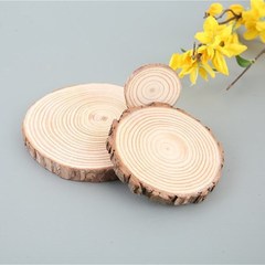 松木片工芸品丸太片diy背景壁子供早教創意置物ベース