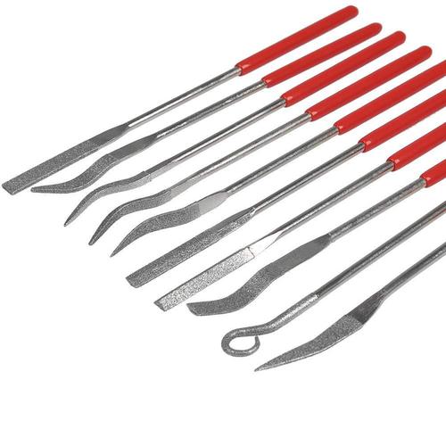 Manufacturer wholesale special-shaped diamond file set 3*140 small file emery file rub knife assorted file wholesale
