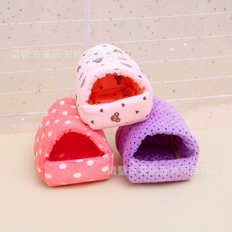 Гнездо хомяка Птичье гнездо попугай Ежик гнездо морская свинка белка гнездо Золотой медведь сахарный планер хлопковое гнездо зимнее теплое бархатное гнездо