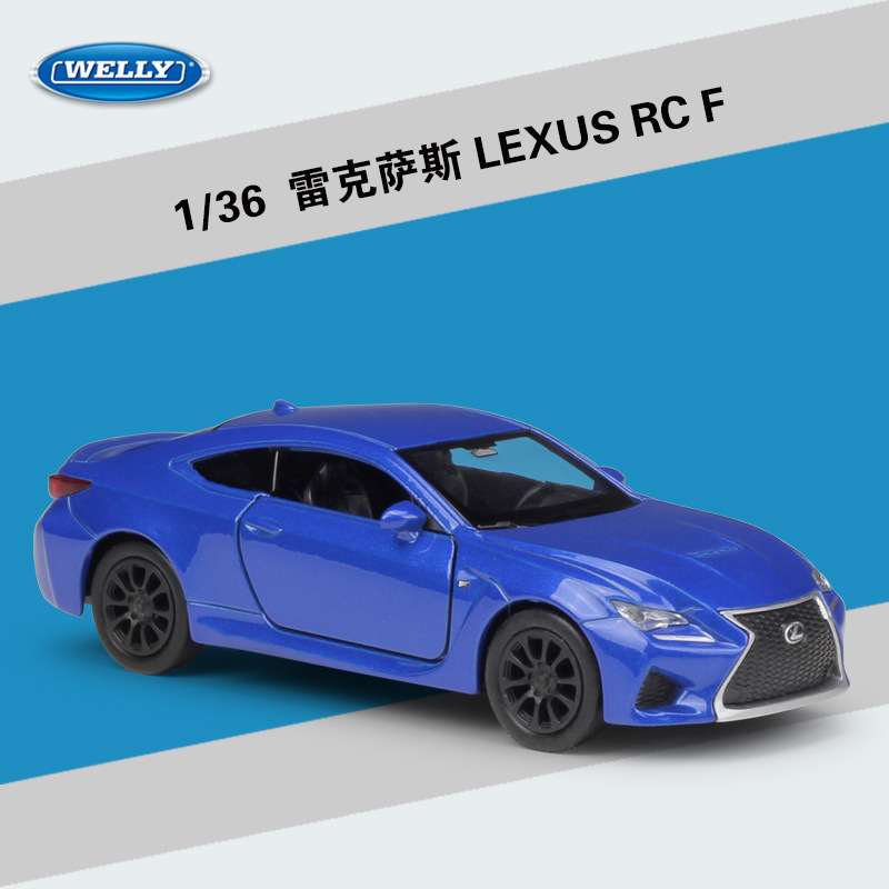 WELLY Willy 1:36 for Lexus RC F simulation alloy car model pull-back car toy