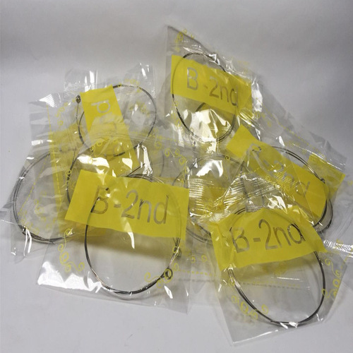 Guitar strings, loose-string folk guitar, 123-string acoustic guitar, one string, two strings, three-string loose string guitar, red copper strings