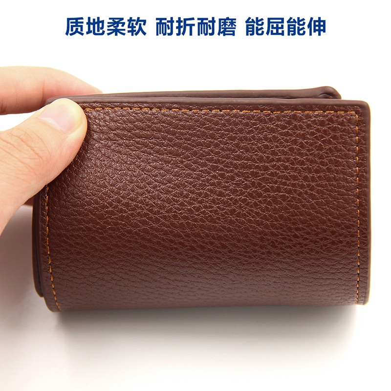 Suministro directo de fábrica nuevos hombres cartera multi-tarjeta de negocios de moda cartera corta en stock al por mayor