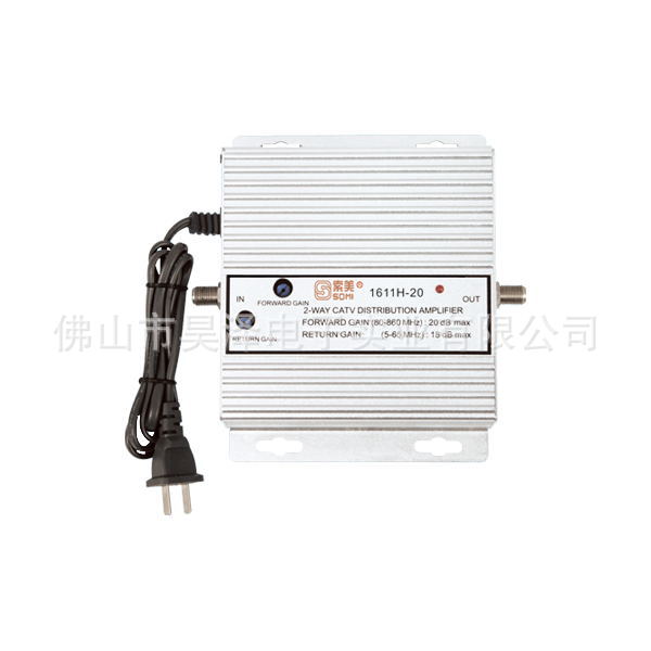 家用有线电视放大器 AMPLIFIER  索美放大器 1进1出放大器