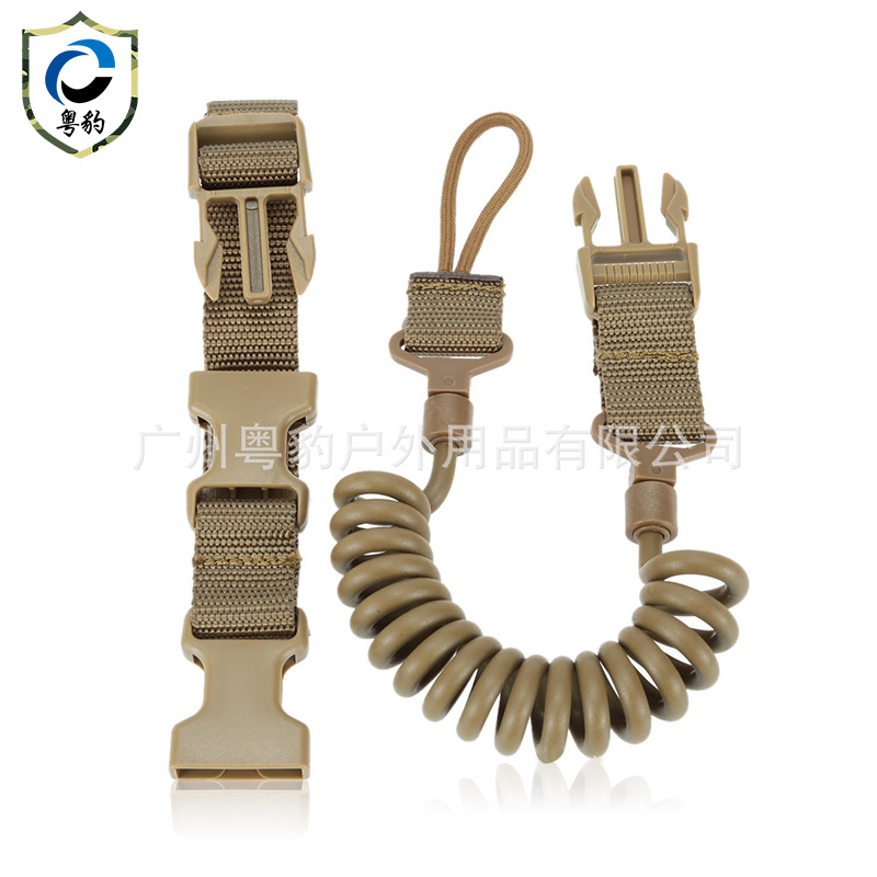 Amazon AliExpress EBAY Venta caliente táctica de cuerda de múltiples funciones correa de la correa de un solo punto cuerda de resorte walkie-talkie de seguridad