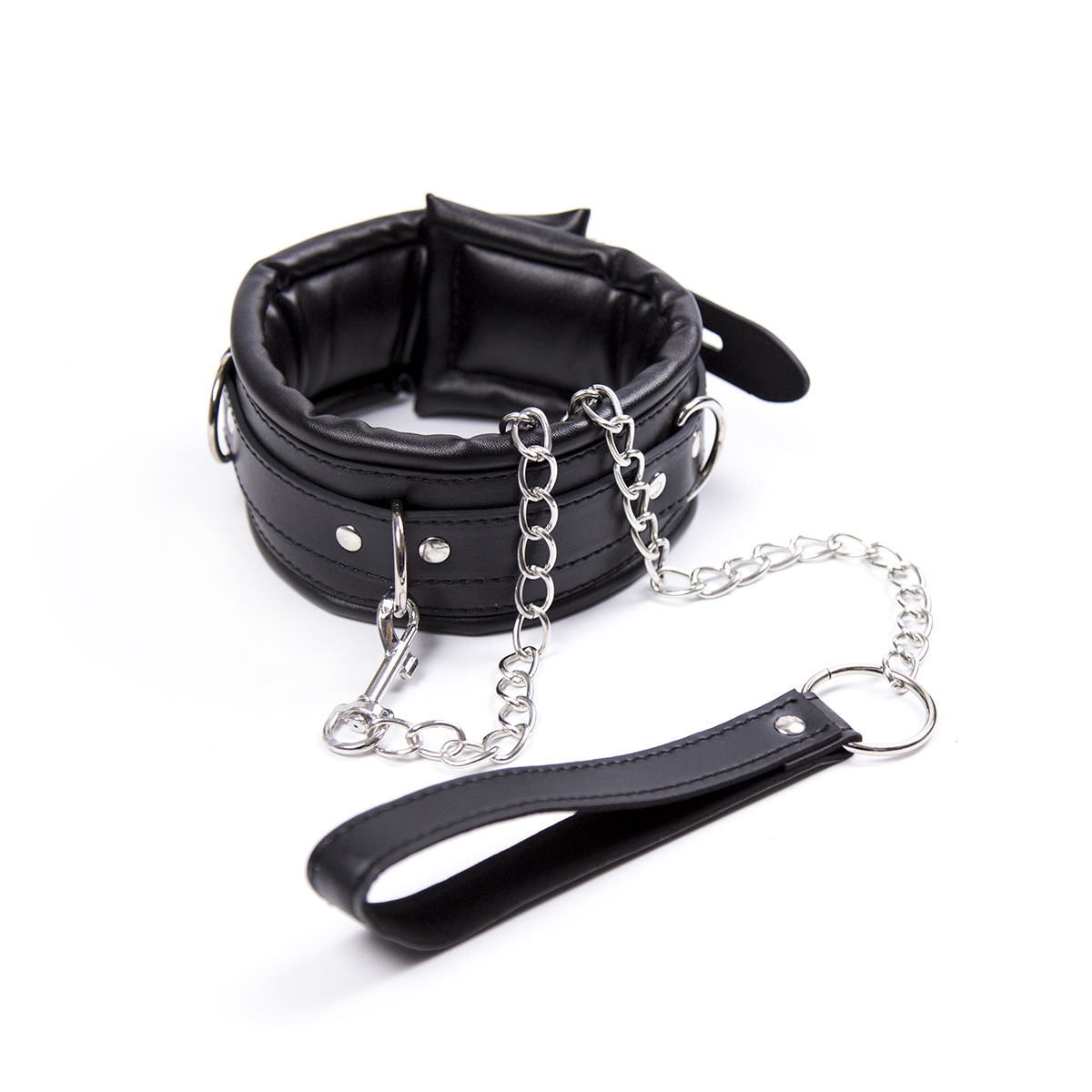 Directamente del fabricante: productos novedosos para adultos, correa de cuero para perros, collar, correa para el cuello, juguetes alternativos, artículos de bondage.