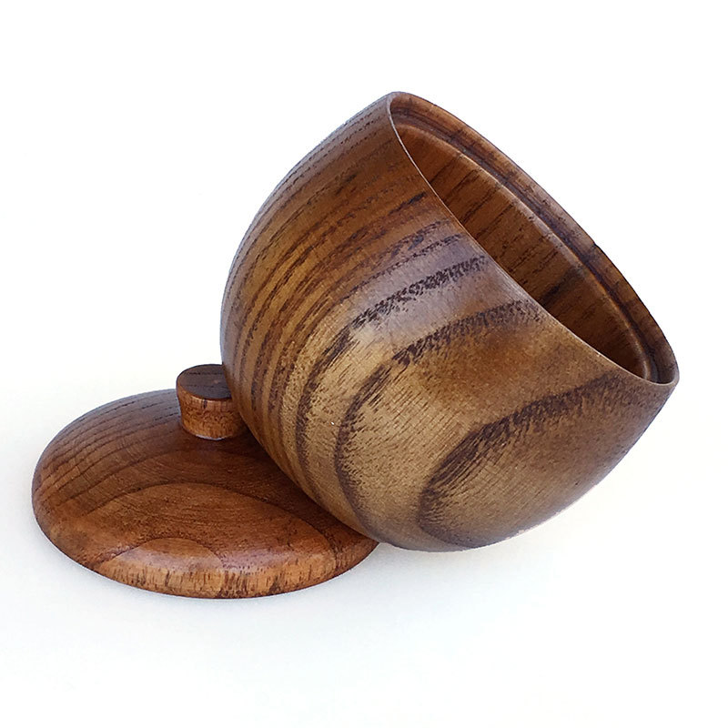 Fábrica al por mayor botella de condimento creativo cocina de madera maciza práctico frasco de sal botella de condimento de cocina de primera clase en stock