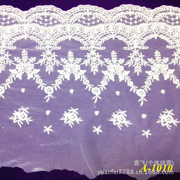 A-1010镂空复古蕾丝DIY花边刺绣服装辅料蕾丝花边25cm现货批发