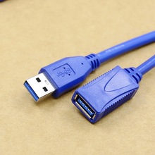 现货 USB3.0公对母延长线 AF/MF电脑USB键鼠对接 全包围USB数据线