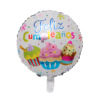 18 -inch Western Birthday Happy Aluminum Film Balloon Feliz Cumpleanos Western Birthday Party Decoration Balloon