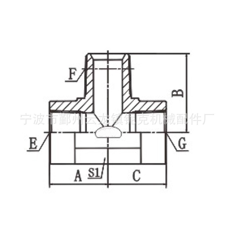 厂家供应 JN布锥管外螺纹三通/布锥管内螺纹