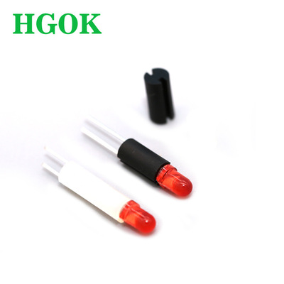 HGOK Temperature LED Double pit post nylon LED4D × 2~19mm Middle distance 1.7mmLED Double pit