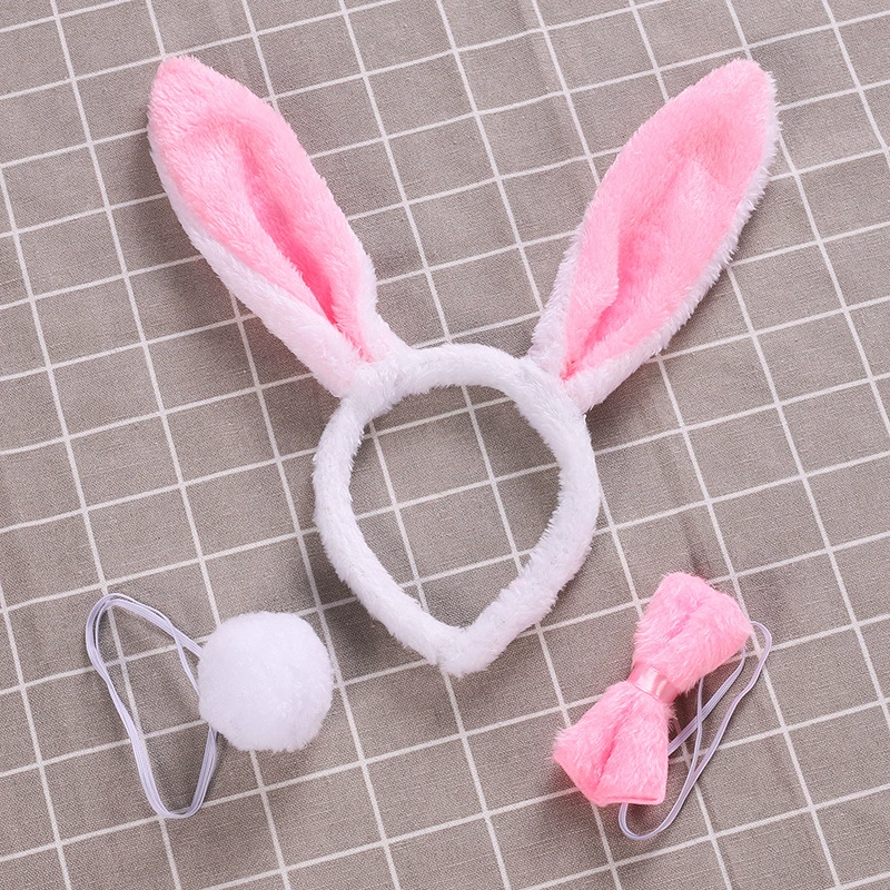 Свадебные принадлежности блокирование двери трюк игровой реквизит Забавные уши кролика повязка на голову Хэллоуин кролик одеваются