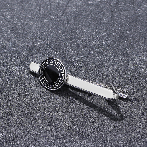 Factory direct sales European and American cross-border fashion hot-selling men's tie clip business French shirt accessories Wish Amazon