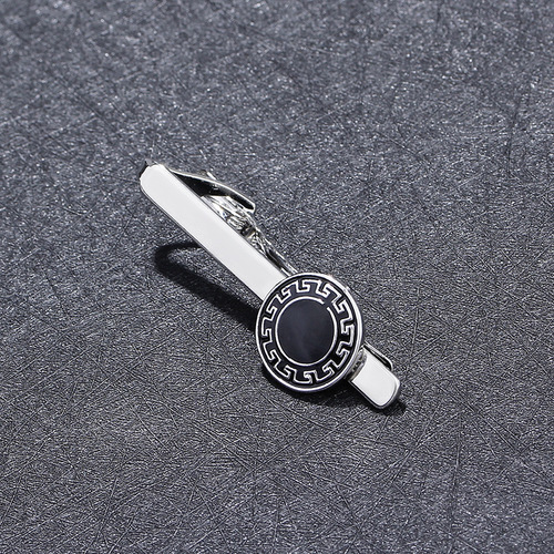 Factory direct sales European and American cross-border fashion hot-selling men's tie clip business French shirt accessories Wish Amazon