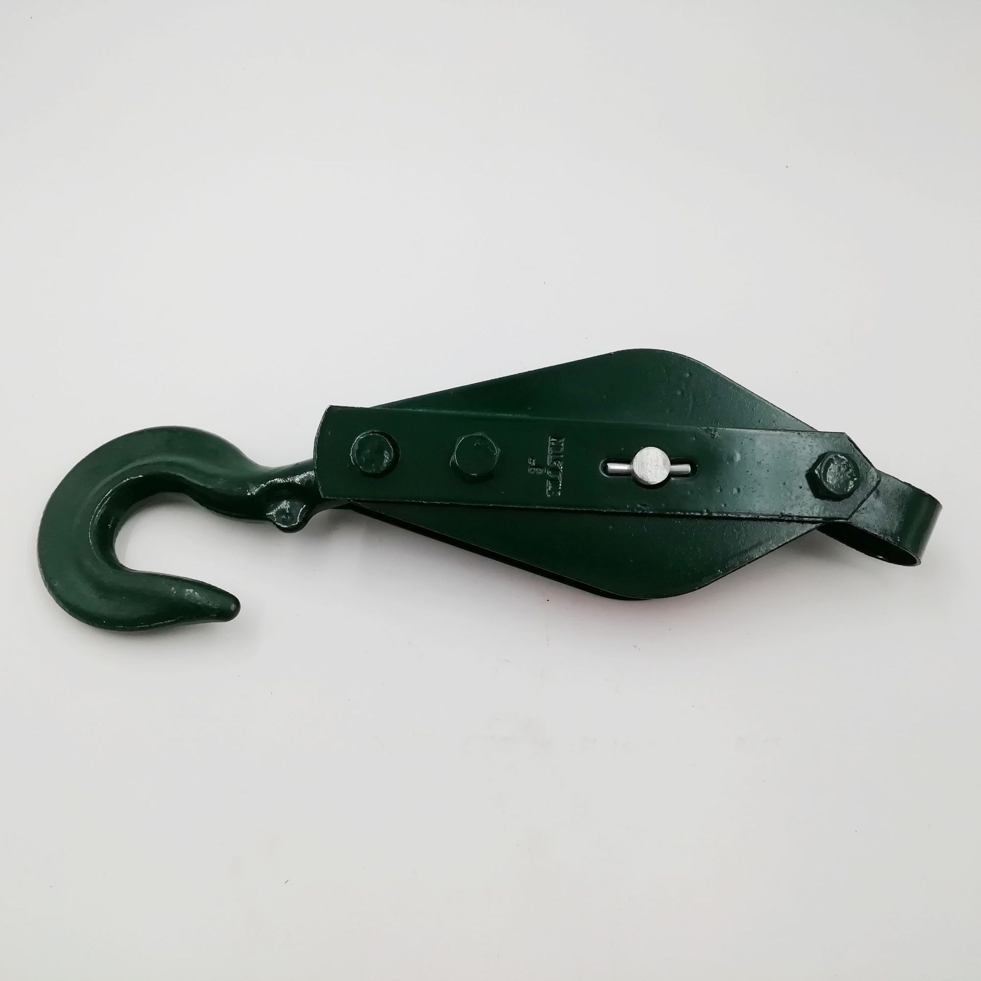 单轮起重滑车手动钢丝绳滑轮吊环滑轮组单轮开口吊钩