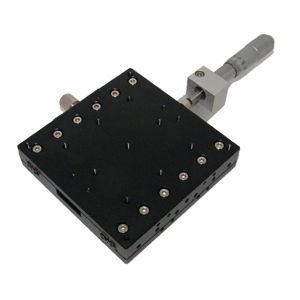 X轴100*100 LX100交叉导轨微调平台 LX100-C位移平台 微调架