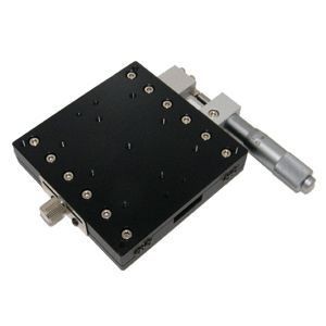 X轴125*125 LX125交叉导轨微调平台 LX125-R位移平台 微调架