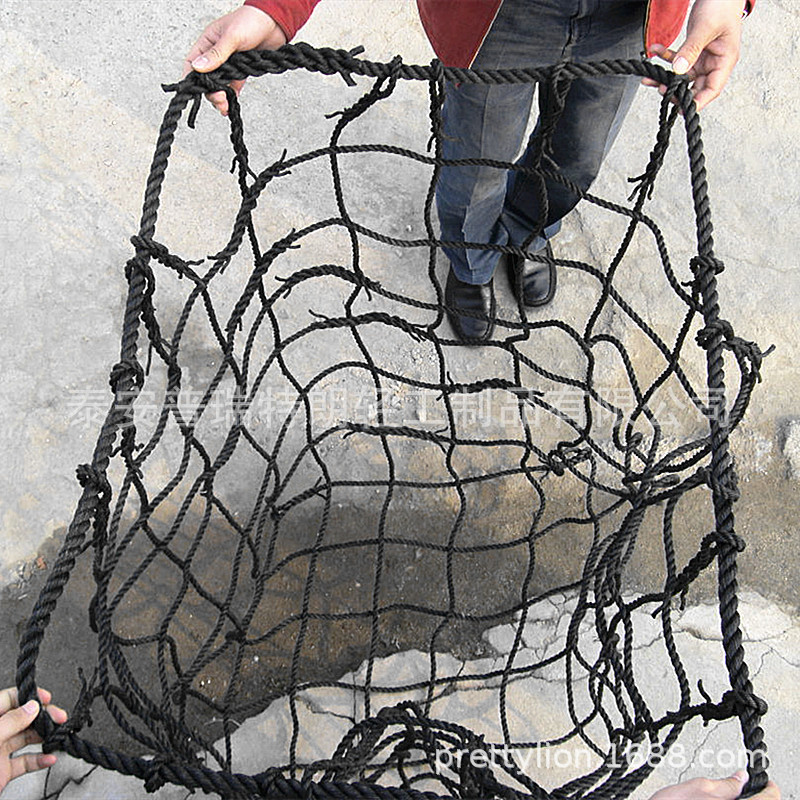 厂价直销绳编抛石网兜 绳编吊装网  用于建筑  填河等领域防冲