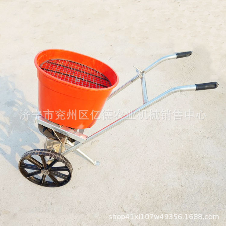 贵州热销  施肥车手推两轮施肥车  撒肥量可以调节批发现货