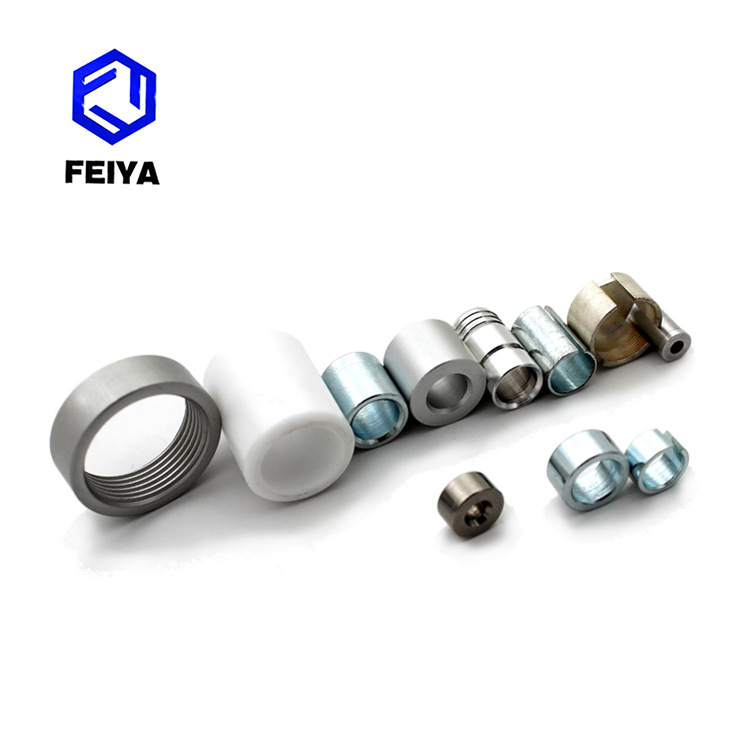 数控车床精密五金件 小塑料套件 开槽 铁套 铁圈 铁垫