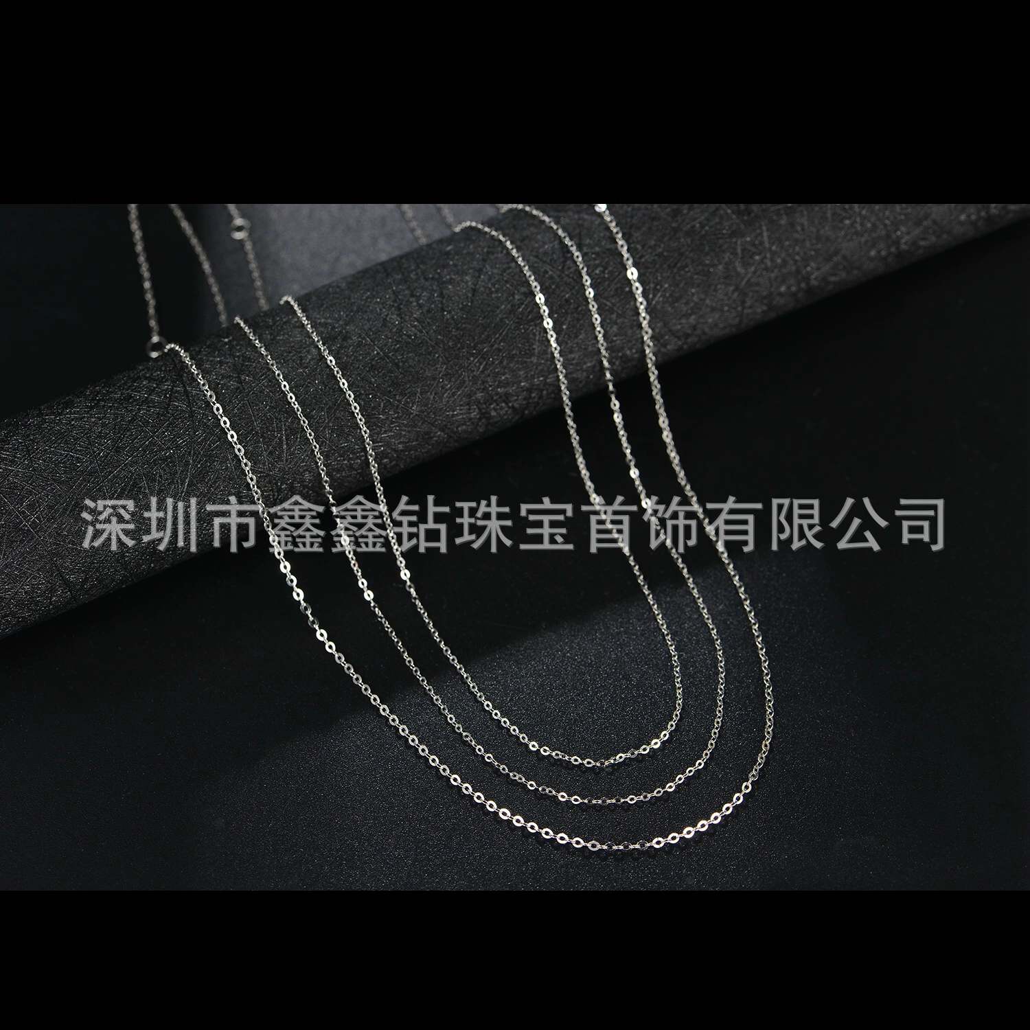 Ожерелье из настоящего золота 9К, белое золото, крест, круглый звеньевой цепь O-типа, цепь-коробка, жемчуг, полуфабрикат, аксессуары для самостоятельного изготовления, Amazon