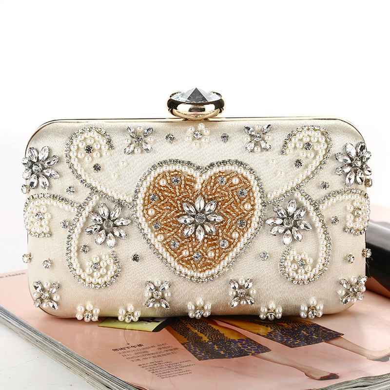 Сумка для ужина Cross-Brange Explosion Pearl, инкрустированная бисером, вечернее платье, вышитая бисером, ручная сумка-клатч